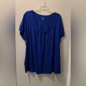 Woman Within 3X Tunic - Blue